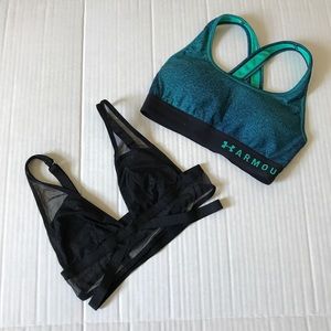 Under Armour Sz XS Sport Bra Pink Sport Bra Sz S